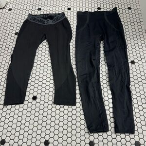 Gymshark Black Leggings Set